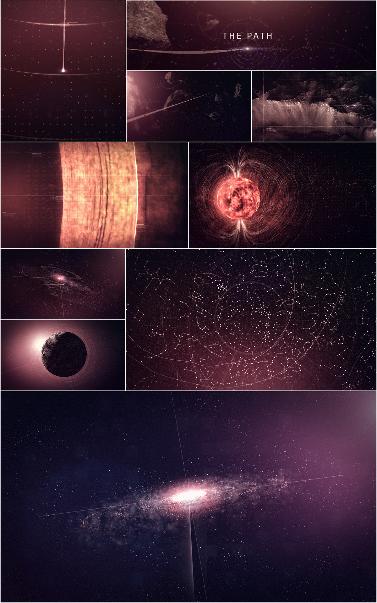 universe galaxy Space  math ADAA solar system nasa animation  design motion graphics 