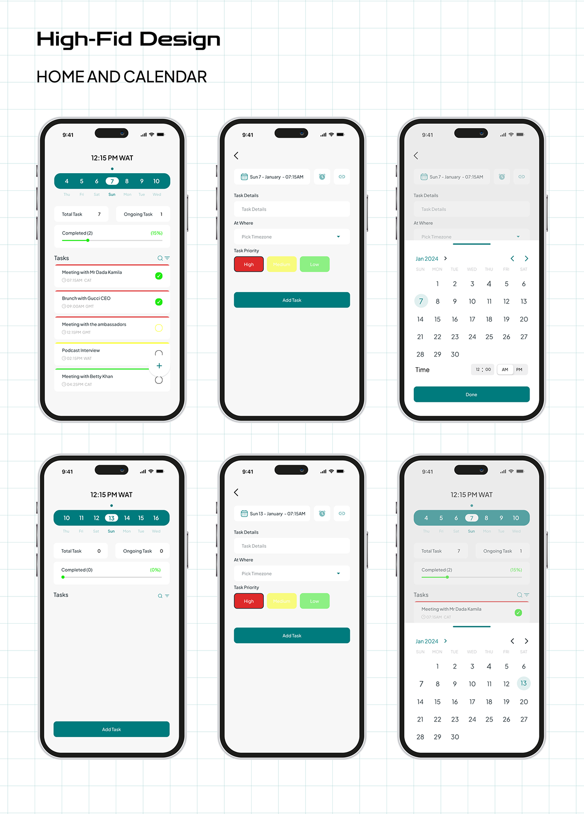 alarm notify UI/UX ux Figma design simple Mobile app app design user experience
