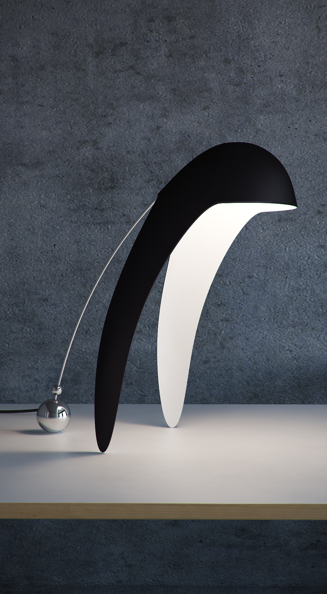 Lamp table lamp concept