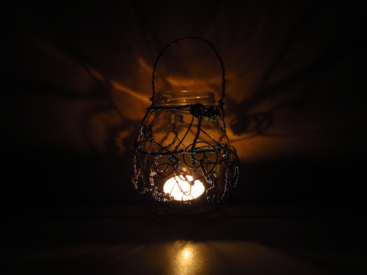 experimental Lamp light handmade