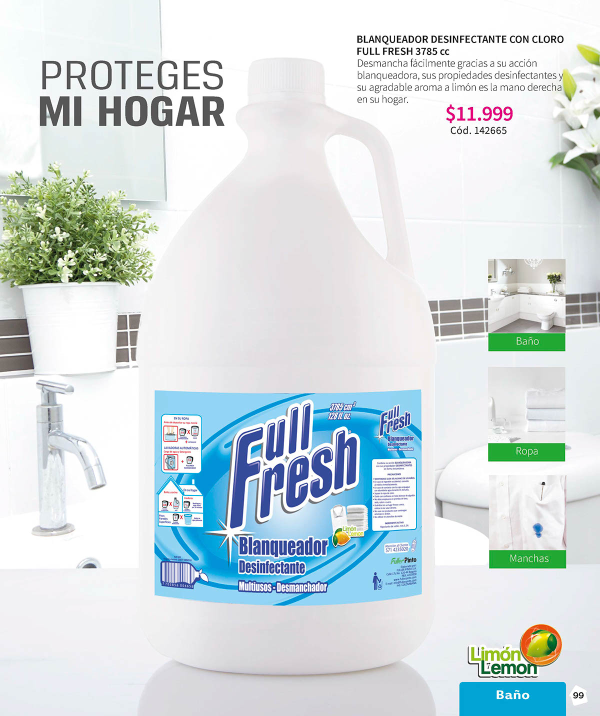 catalogo padres Fullcenter   colombia Diseño editorial Fotografía de producto Fuller Pinto fiamme cuidado hogar cuidado e higiene