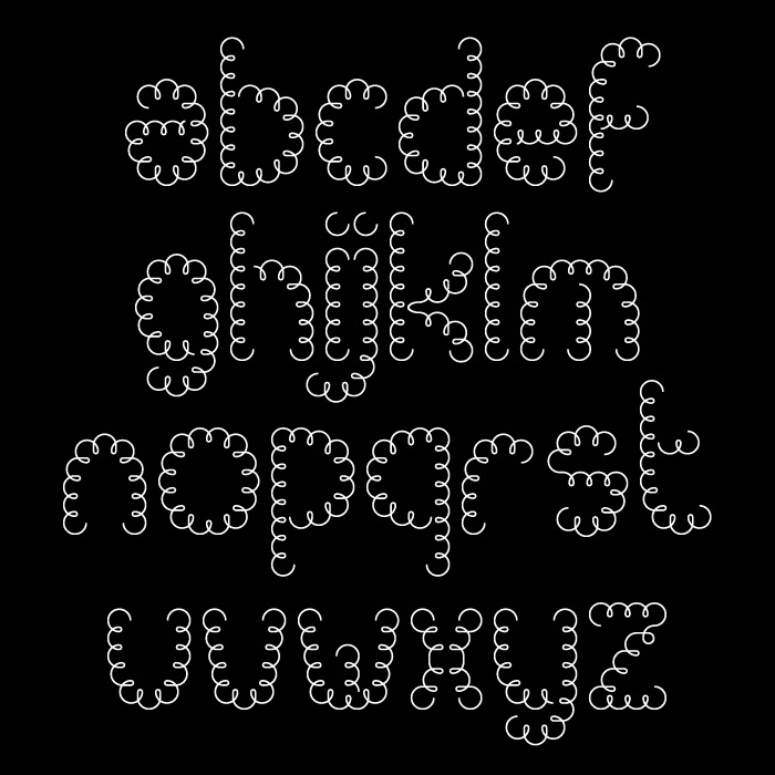 type design font Typeface modular fontstruct alphabet ABC letters alphabets
