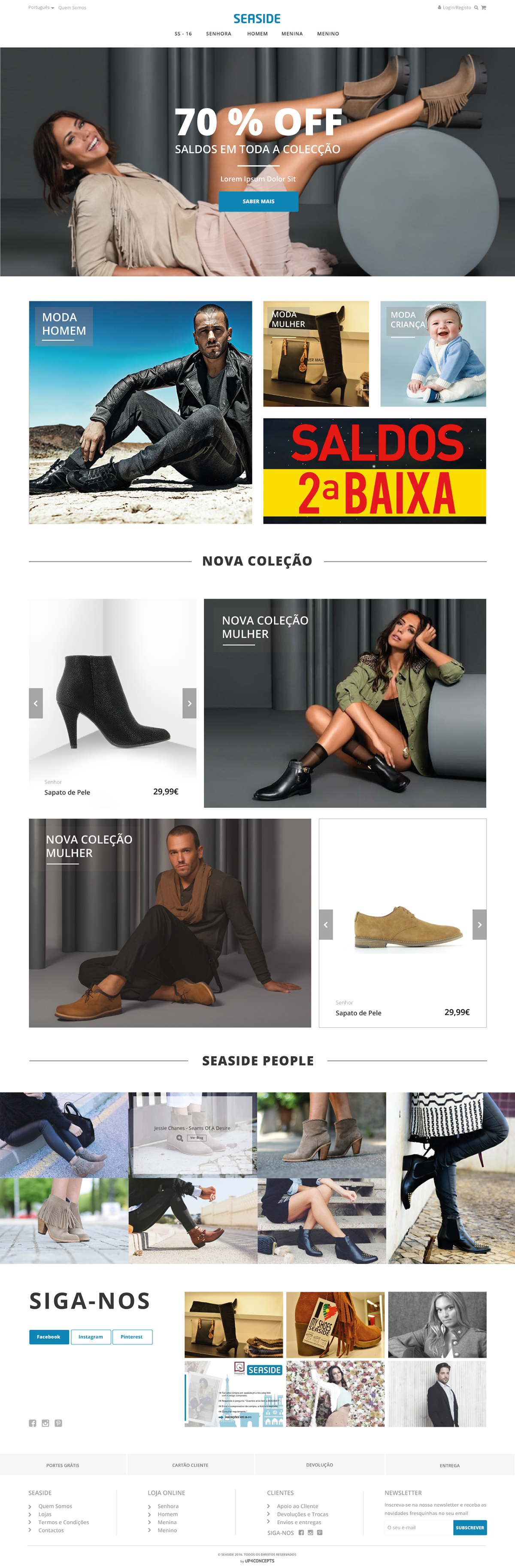 moda roupa Sapatos ux UI Web design