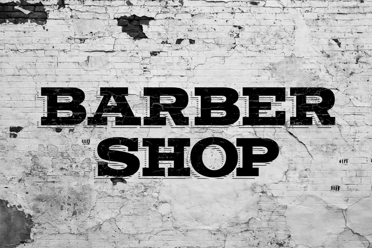 barber shop barber moustache vintage Retro old school hair hairdresser American Crew barbery