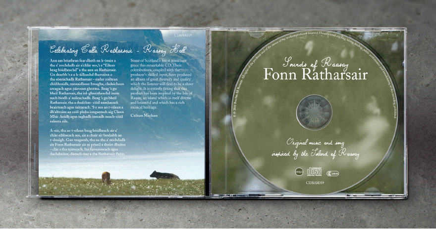 CD design Isle of Raasay Scottish music  Traditional Music