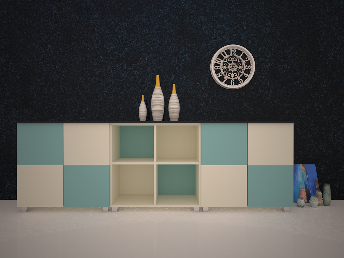 3D 3ds max cabinet design furniture design  industrial design  interior design  product Render vray