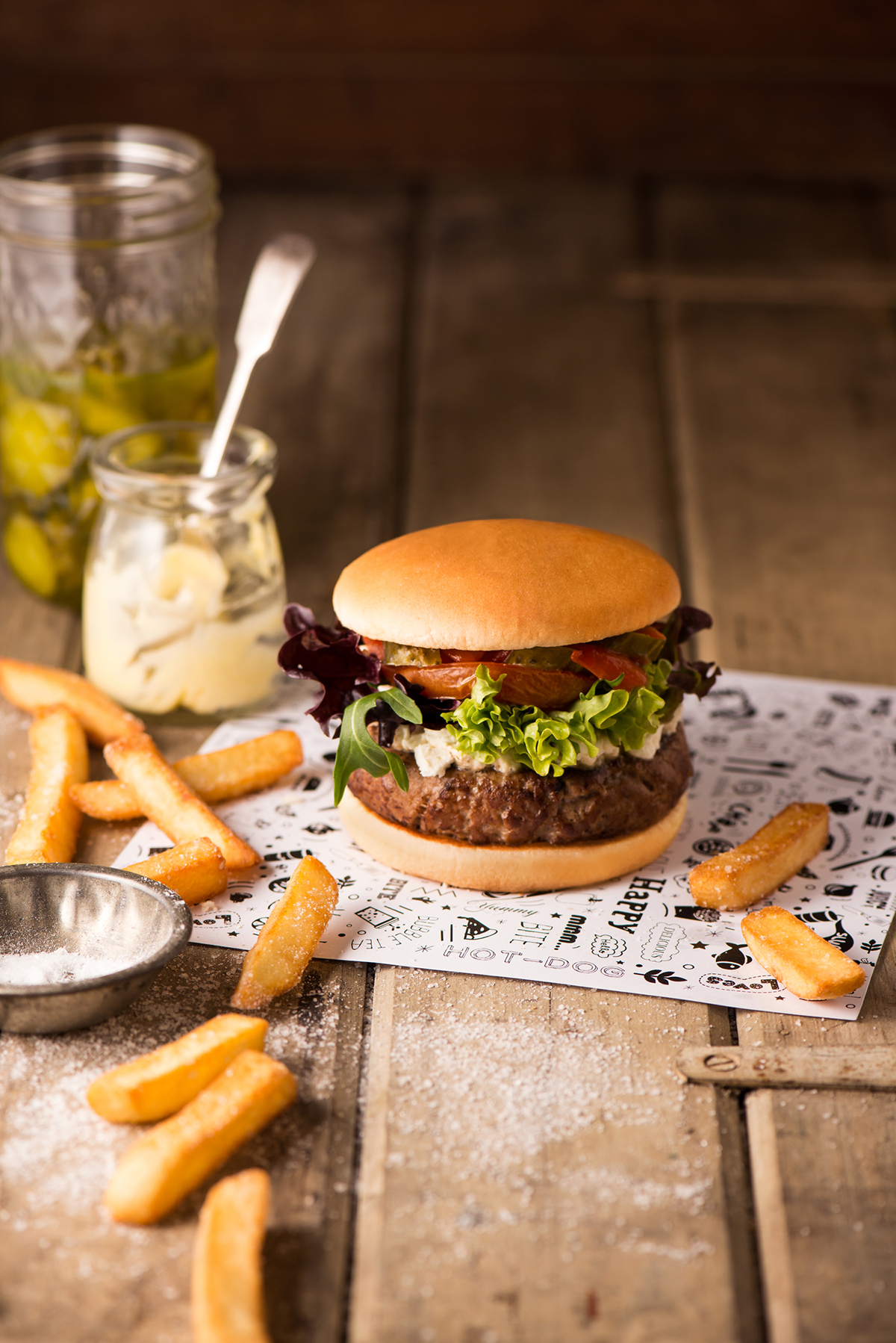 food photography burger artificial light Food retouching Food  food styling Commercial food