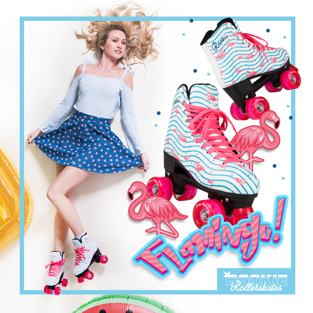 rollerskates rookie social media marketing   fruits flamingos Tropical