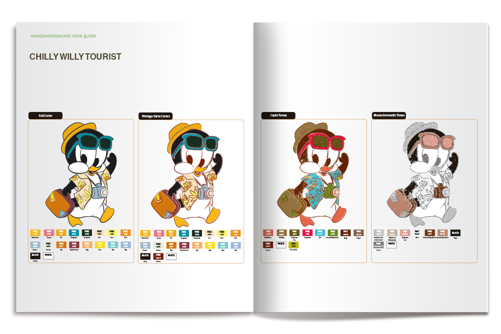 Woody Woodpecker editorial kids child fashion design textile styleguide Style Guide design packaging design illustrations cartoon drawings baby licensing