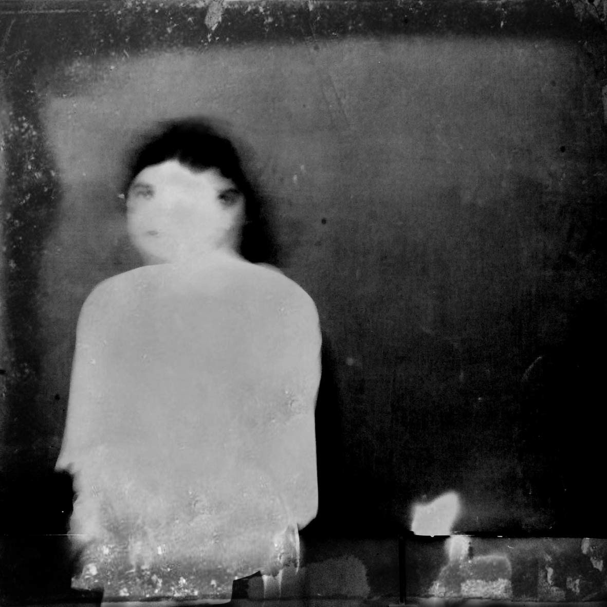 Adobe Portfolio Photography  self portrait black and white abstract expressive duality