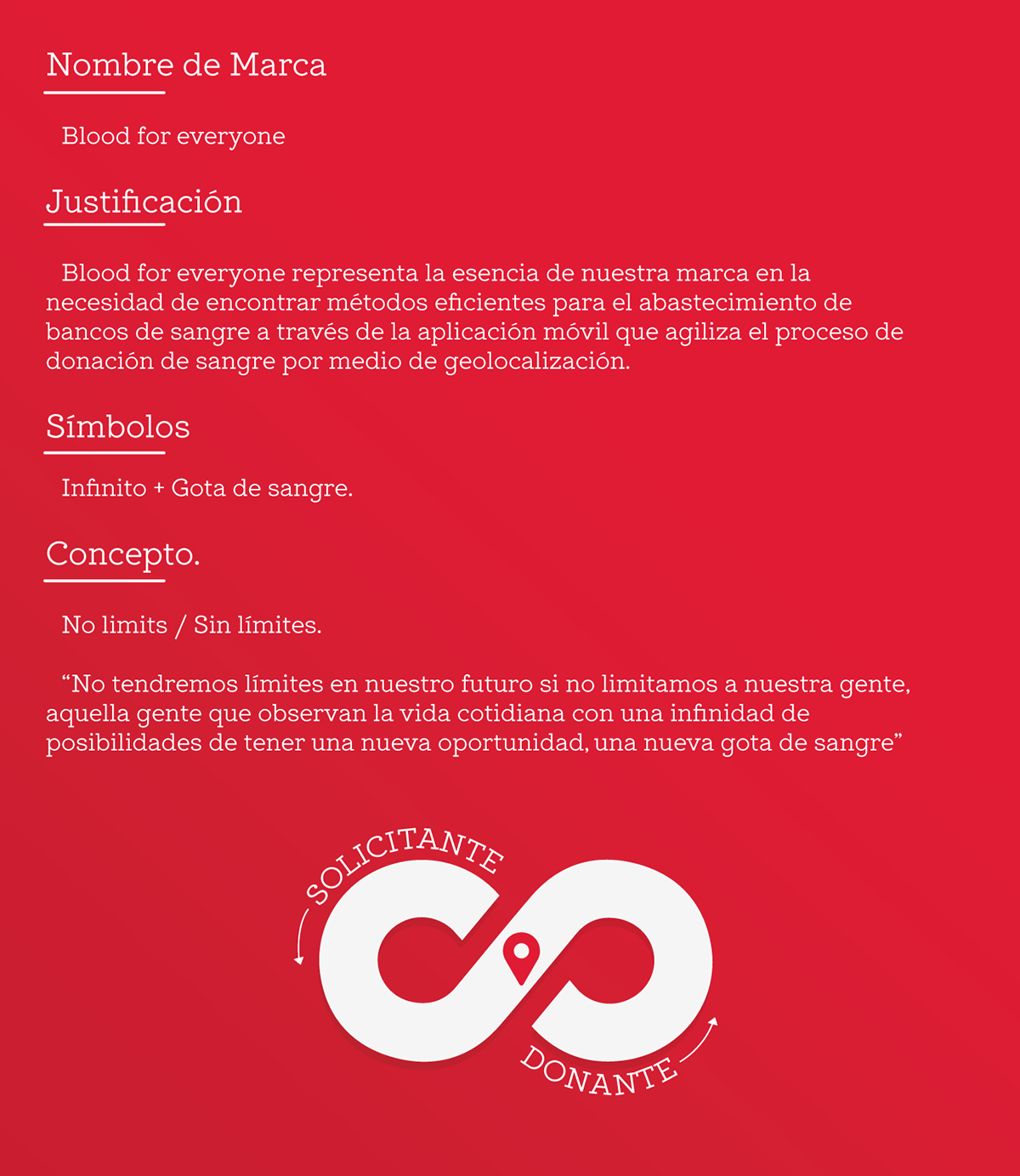 Banco de Sangre medicina blood branding  Health graphic desing