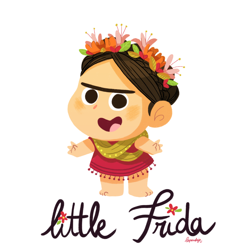 lapendeja Frida Kahlo frida Character design 