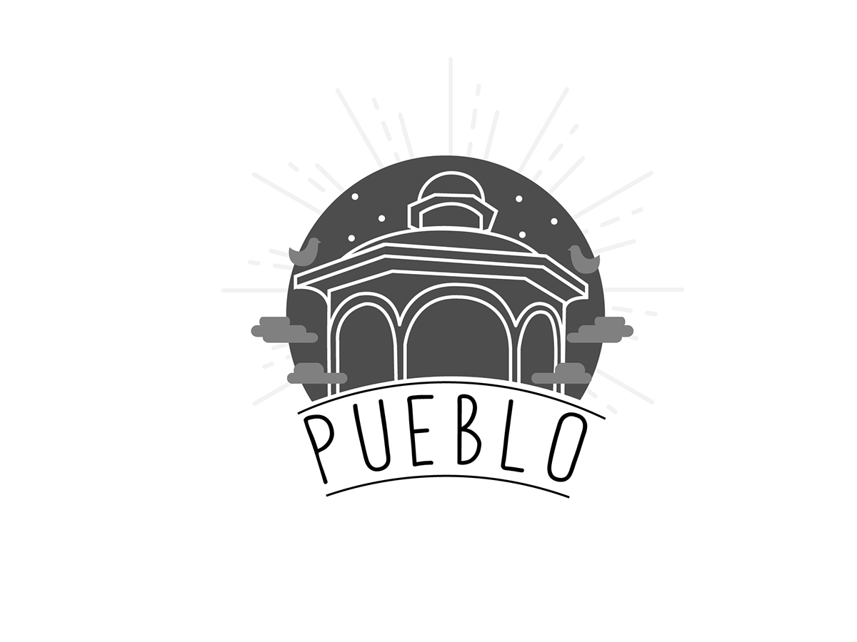 artisanal Mexican pueblo branding  graphic colorful clothes brand