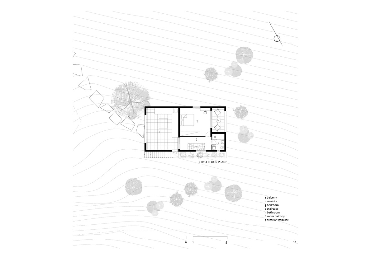concept design design digital illustration Drawing  Holiday house interior design  Residence sketch