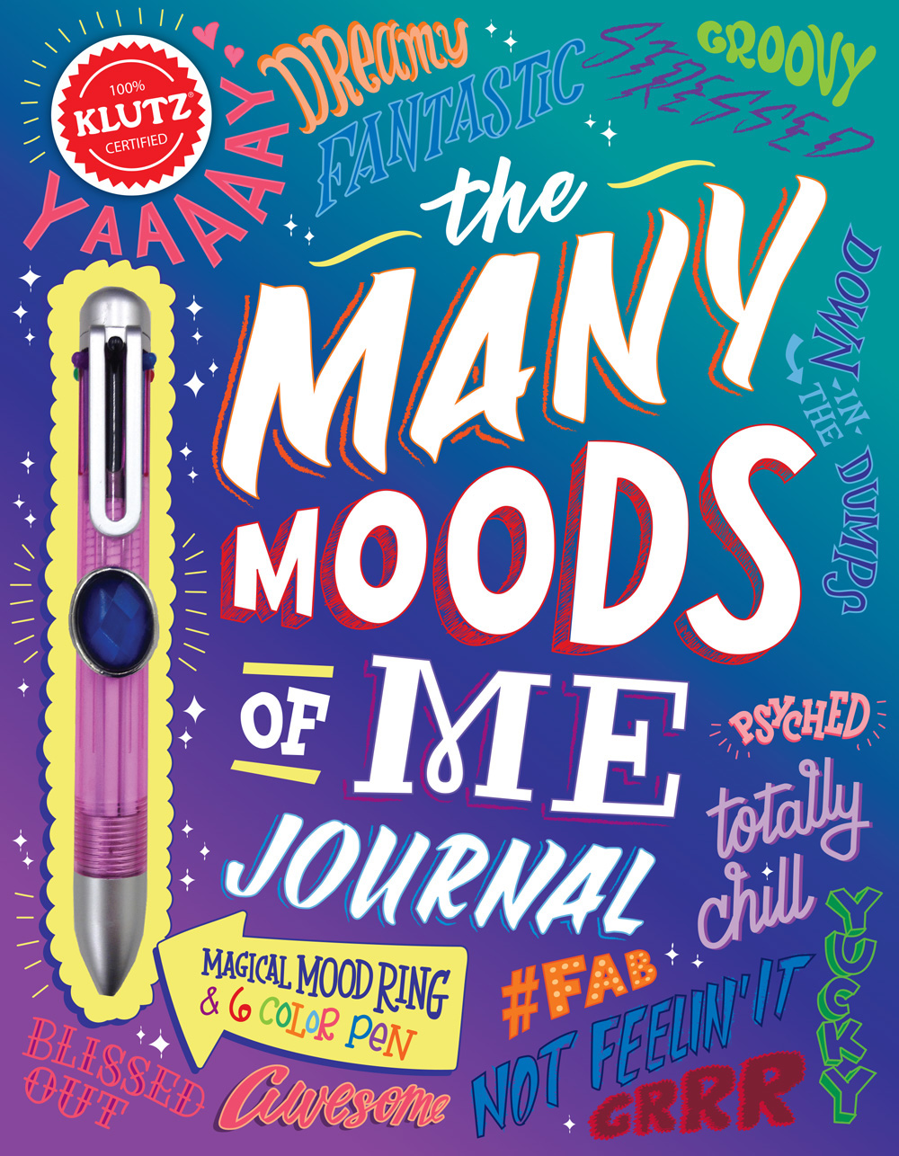 3.93 x 17.78 x 22.86 cm Other Klutz Many Moods of Me Book Kit Multicoloured 
