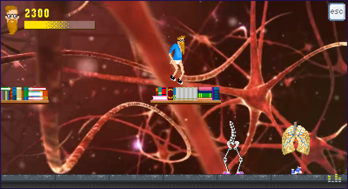 8-bit 16-bit kawaii Office Space medical video game