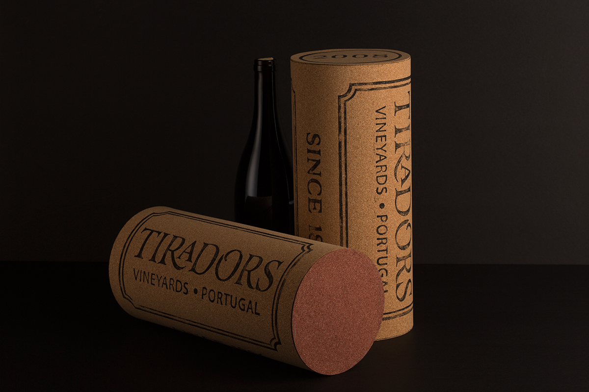wine cork hand-printed tiradors Wine Packaging bark harvesters Red wine south africa Label cape town design