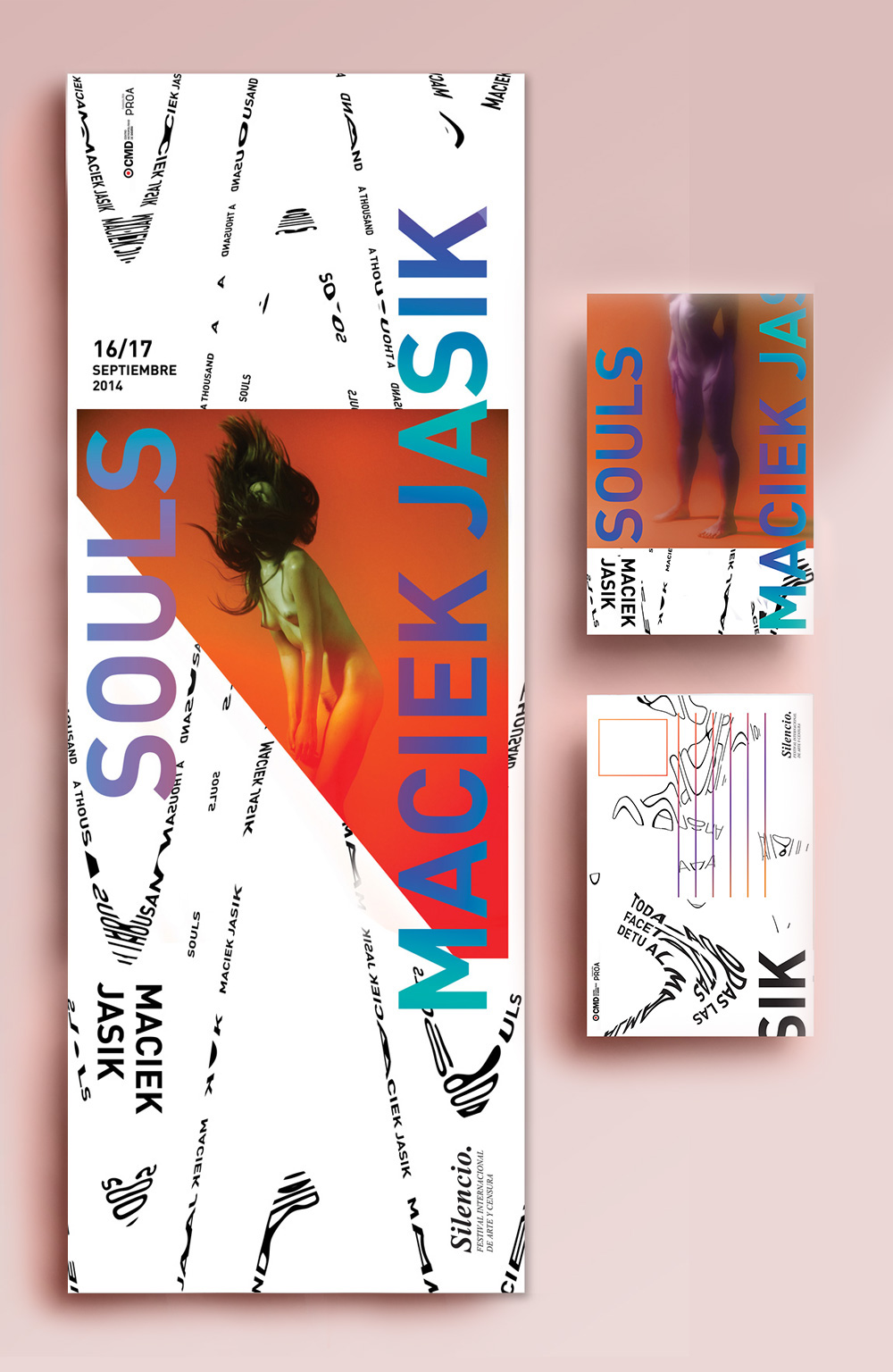 Exhibition  exhibición poster triptic flyer expo tipografia experimental fadu uba diseño gráfico