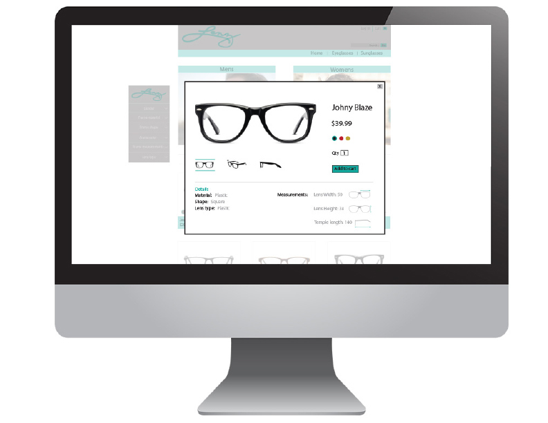 Lenz Website glasses