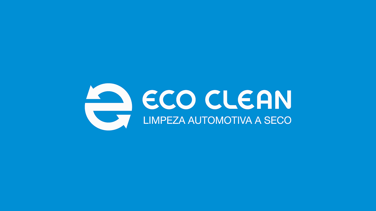 eco clean eco clean drywash car Stationery brand identity