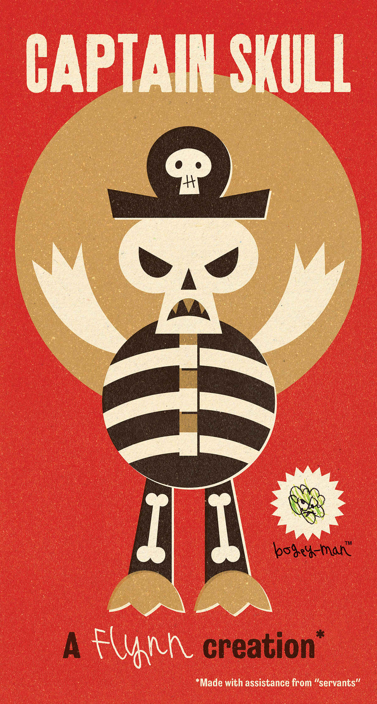 designer toy ILLUSTRATION packaging design packaging illustration skeleton teacher toy toy design wood wooden toy