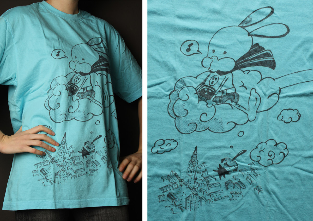 watercolour indin ink t-shirts sketches panton