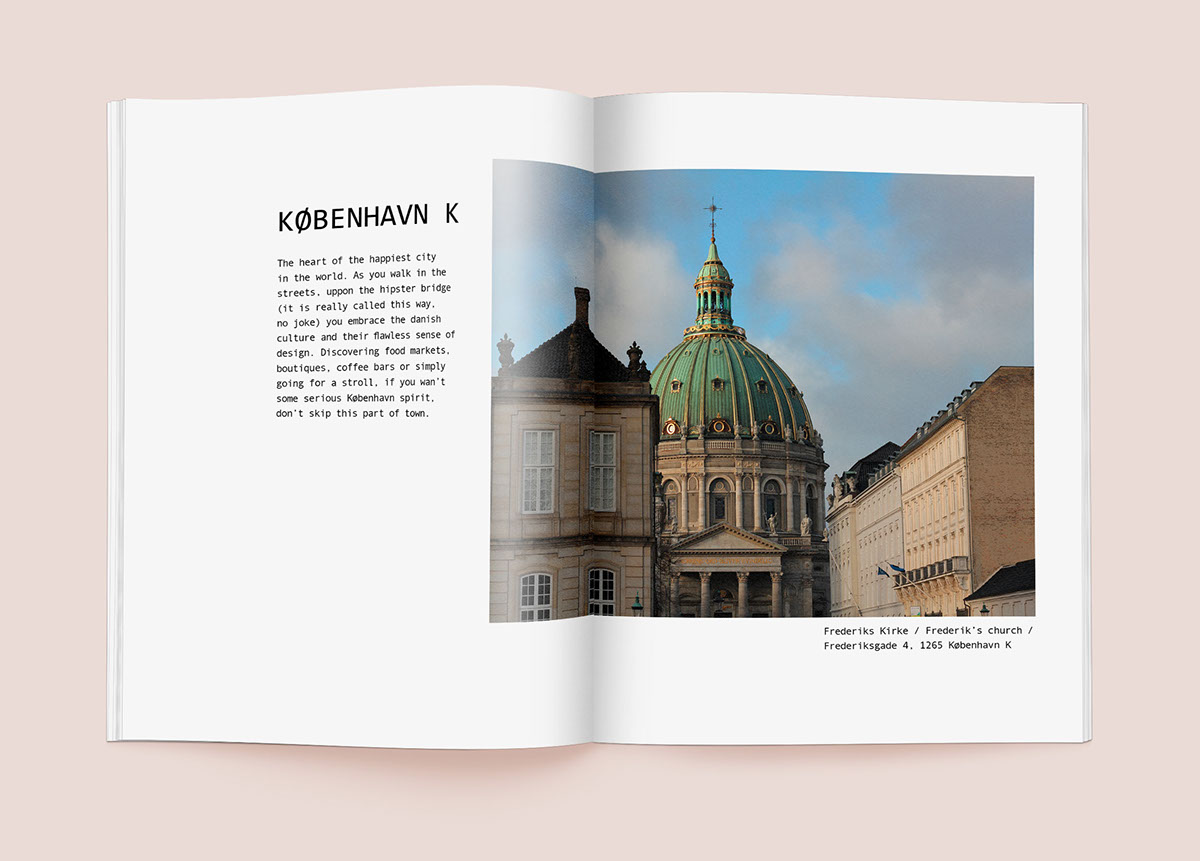 copenhagen Travel Cityguide brochure magazine Scandinavia denmark minimal