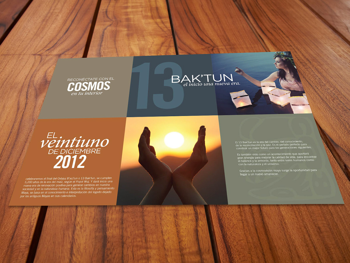 brochure pamphlet coloring type interactive recycled paper seed paper seeds grow BAKTUN Guatemala Guate hotel informative