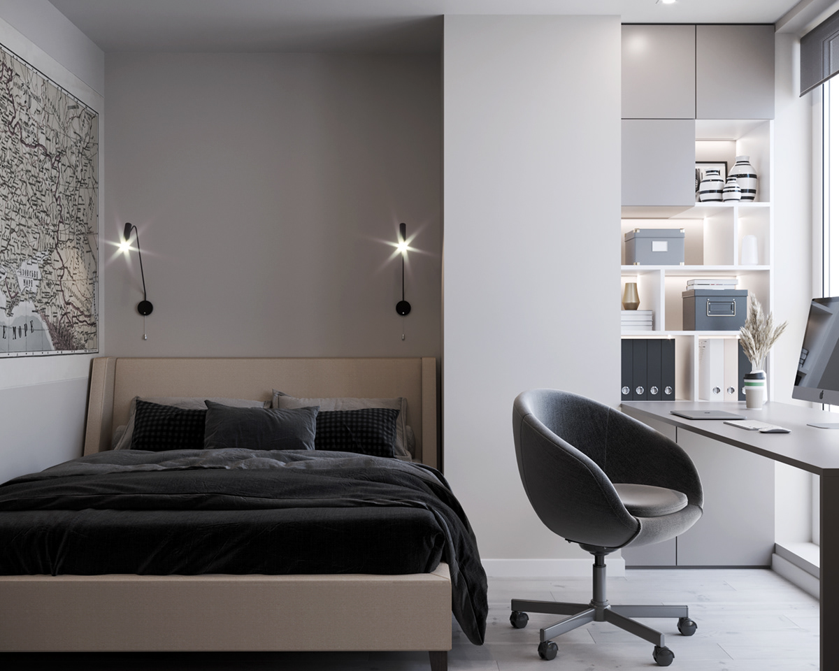 3д 3дмакс bedroom bedroomdesign interiordesign visualisation визуализация дизайнинтерьера   дизайнспальни спальня
