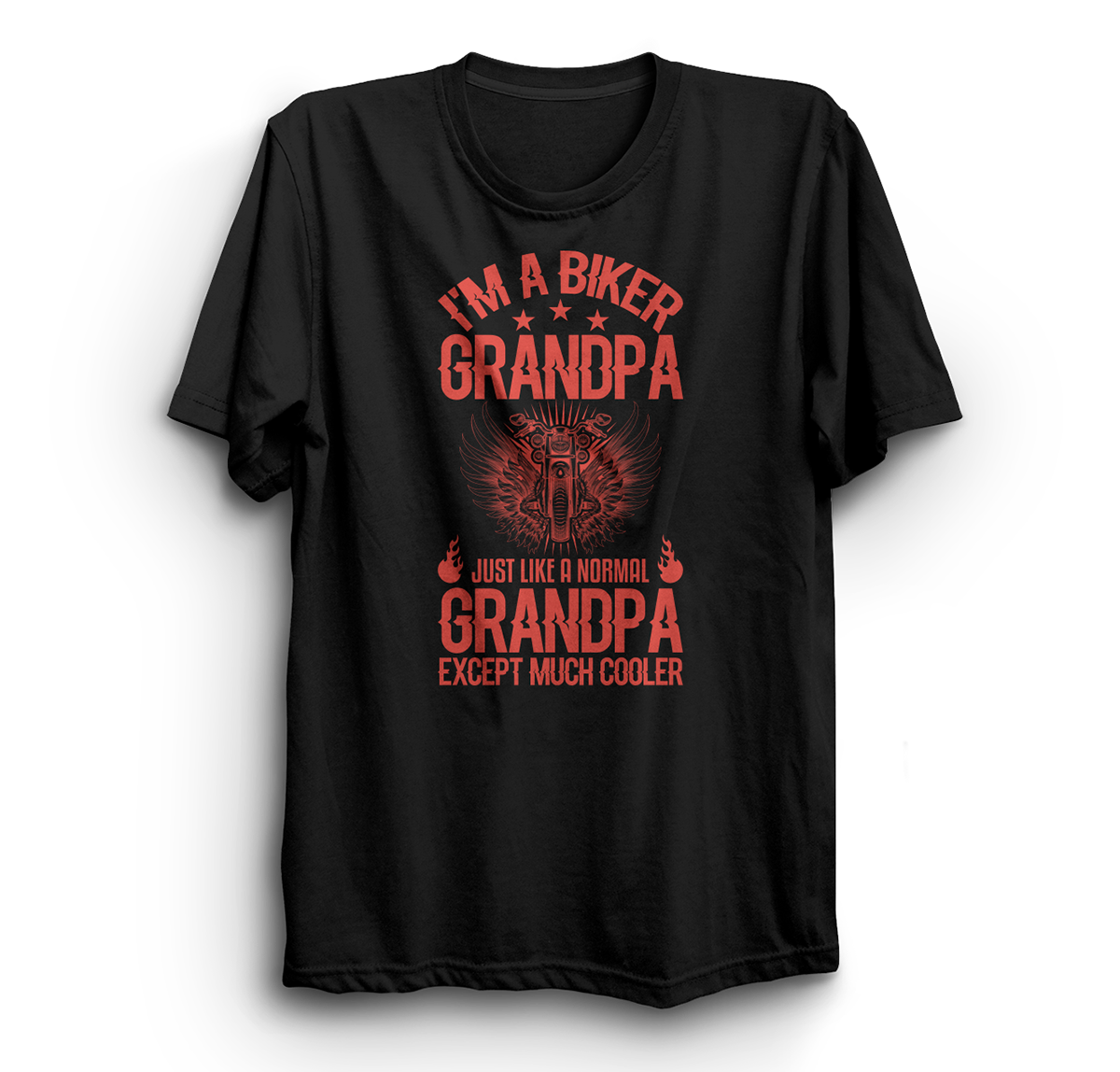 biker bikertshirt grandapa t-shirt granpa