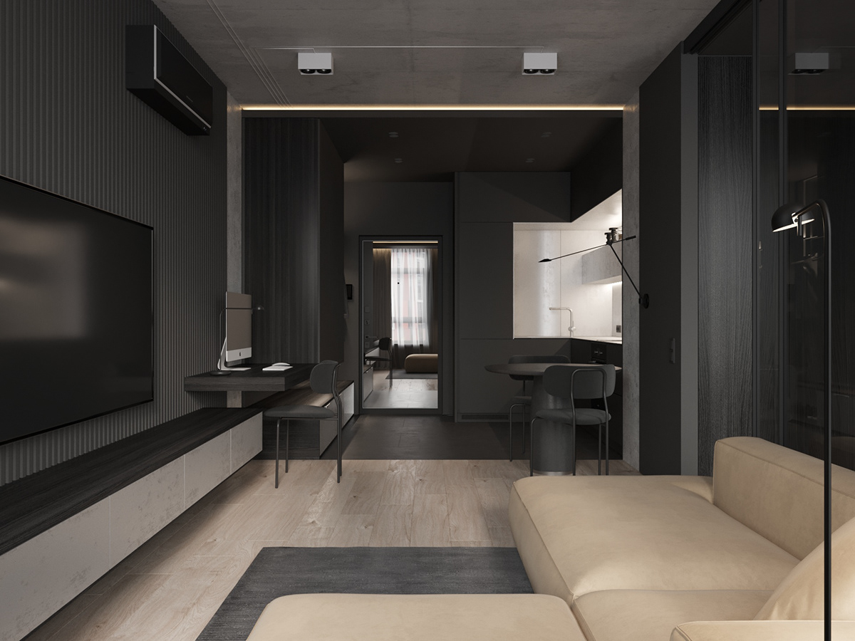 3dmax apartment apartment design ArchDaily architecture design design interior Interior modern interior Vizualization