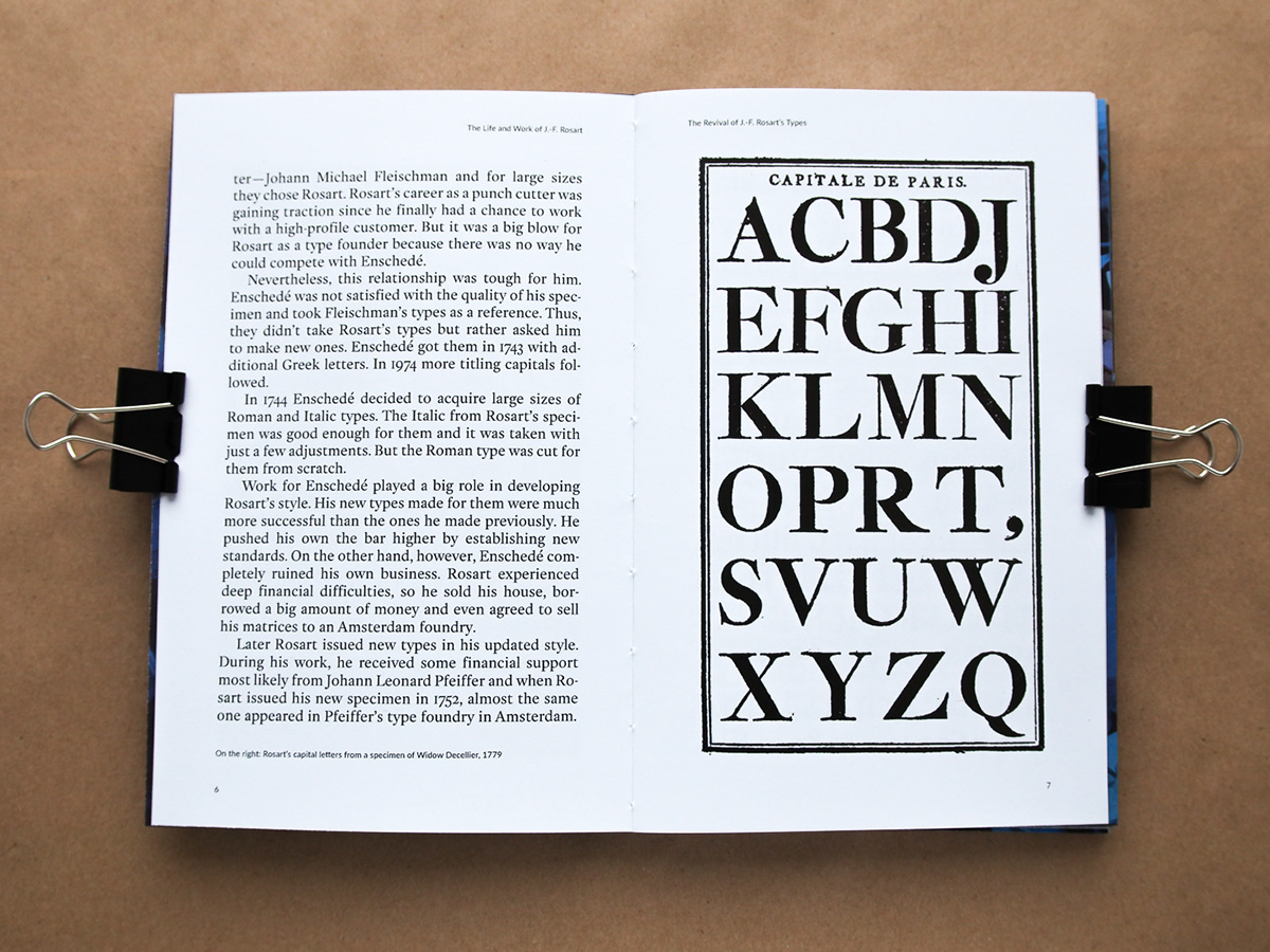 book Booklet Typeface type font typedesign typography   revival brochure
