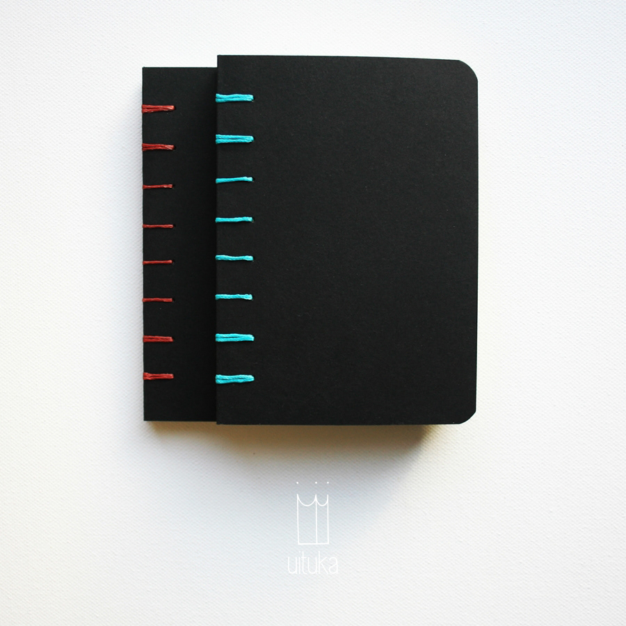 Bookbinding handmade Hand-Bound coptic stitch sketchbook notebook journal soft cover