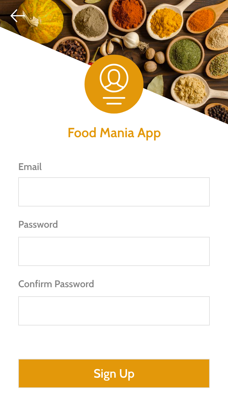 app psd xD android Food  hotel logo