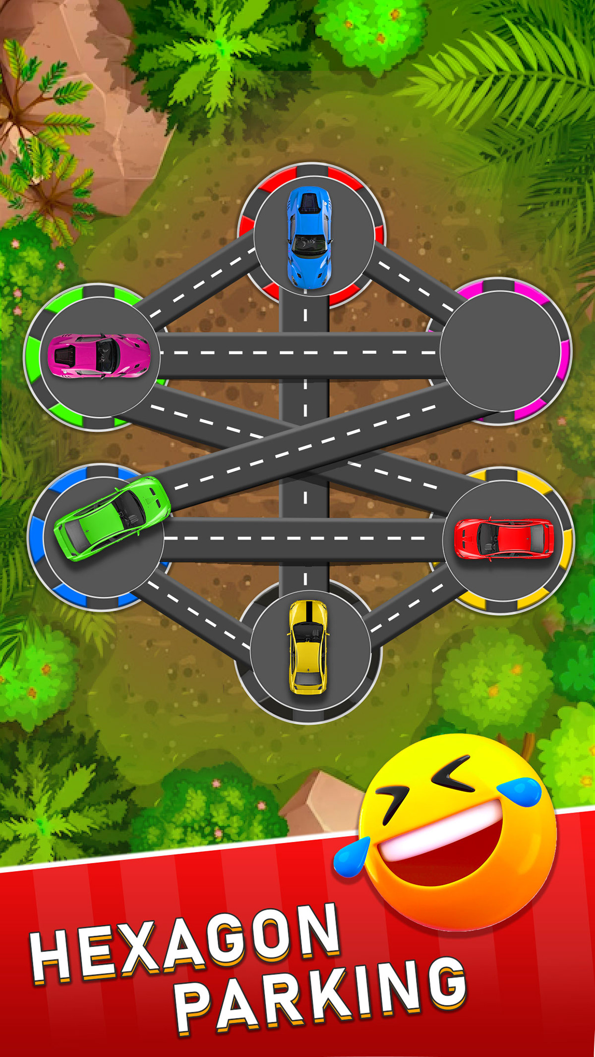 screenshot Render car game color sort 3D car color sort game