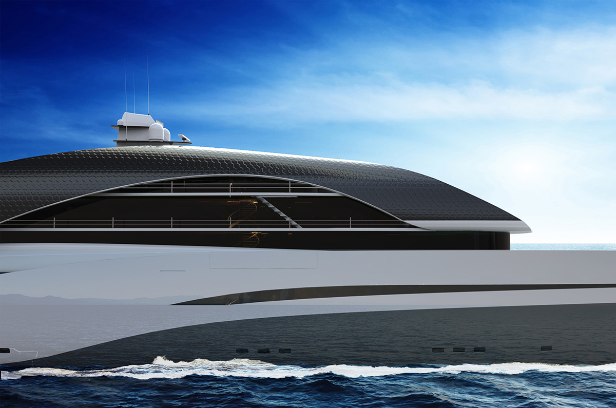boat yacht design marine Autonomous naval architecture Sustainable green eco transportation luxury gardening