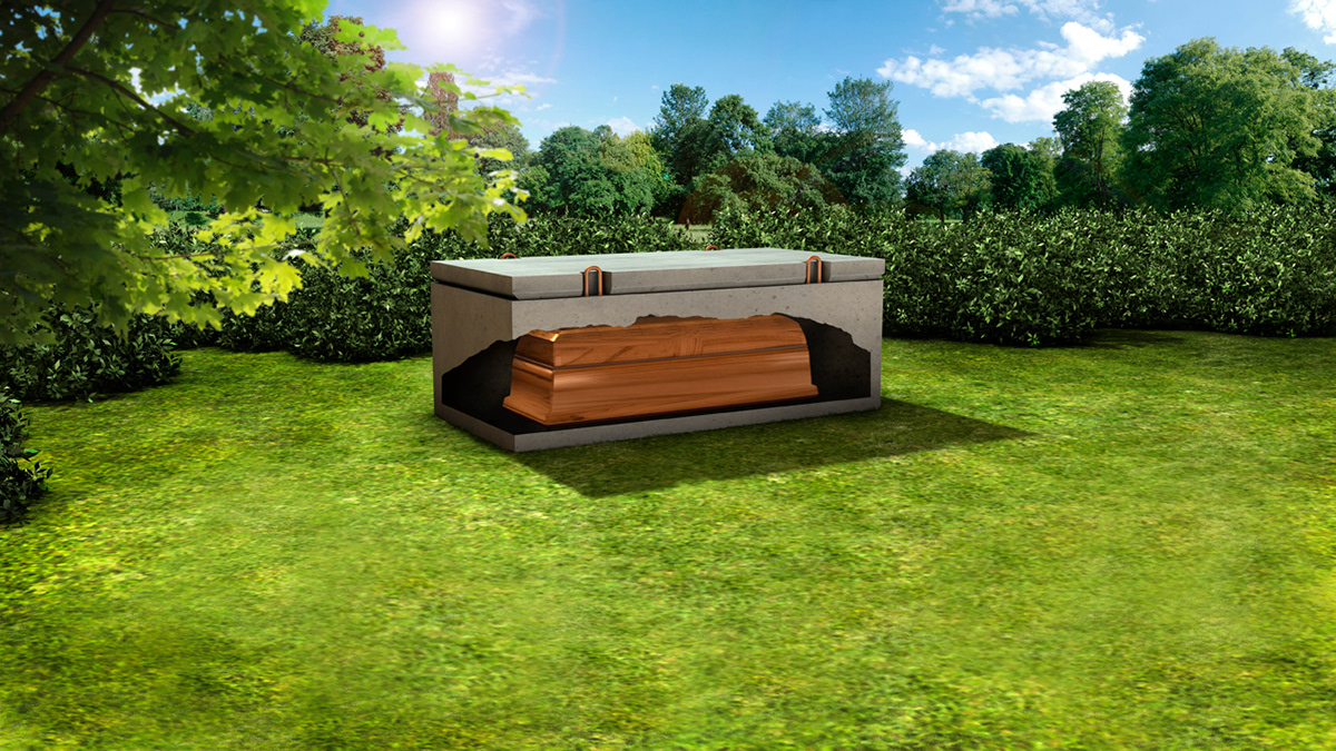 3D  coffin clock  images cemetery