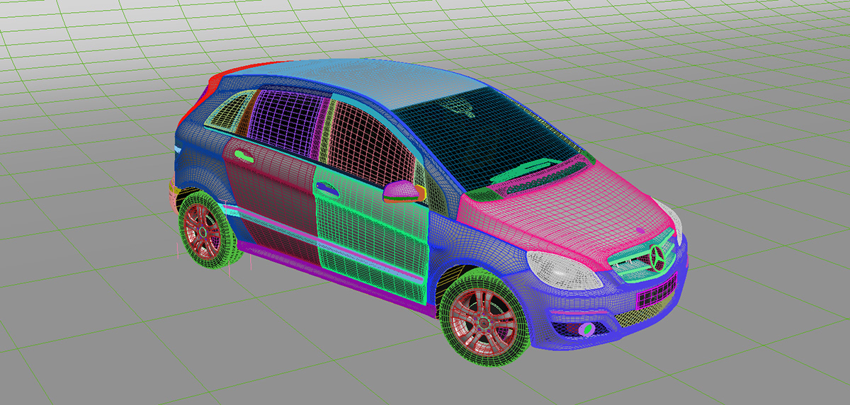 car 3D mercedes HotSite