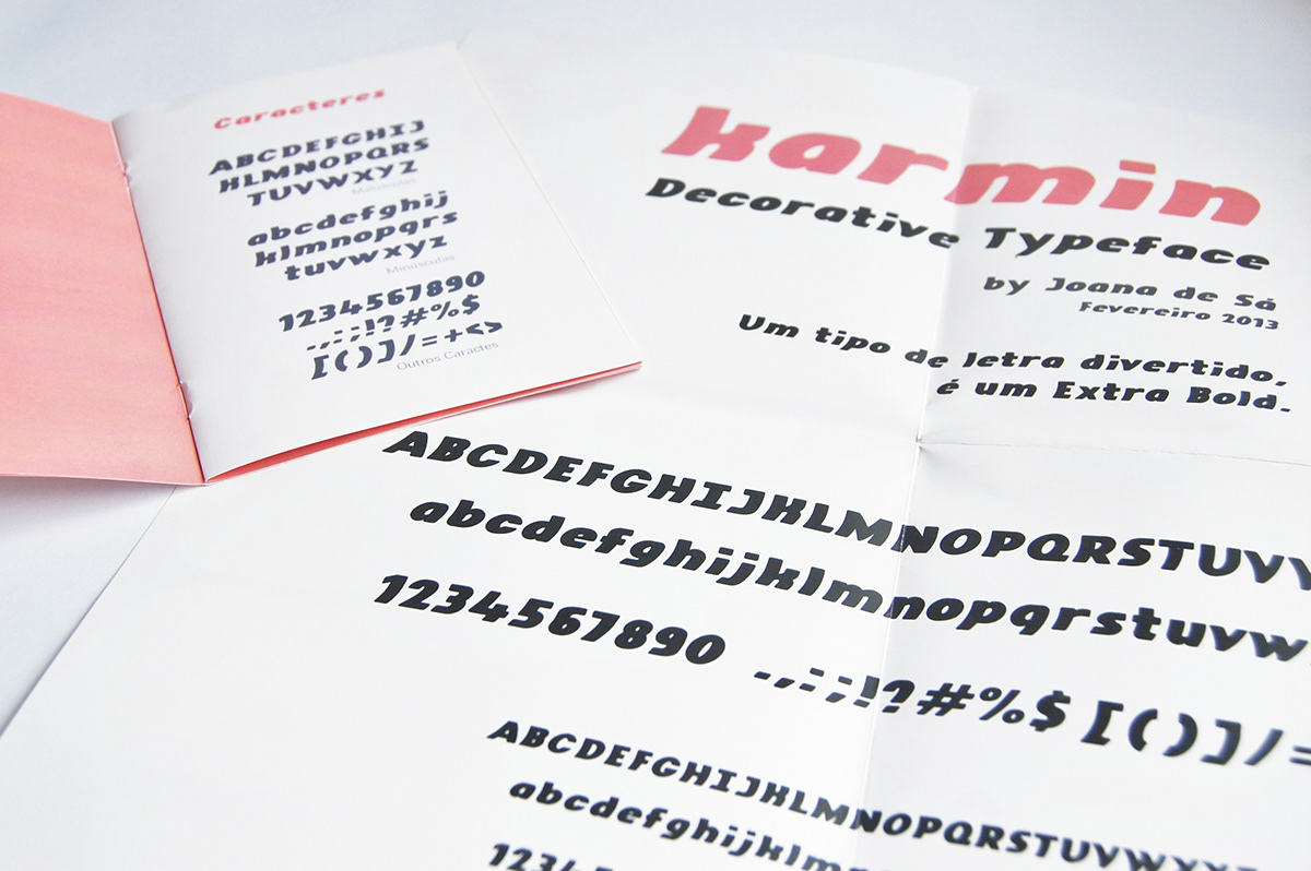 tipo de letra tipografia Typeface fonte Karmin