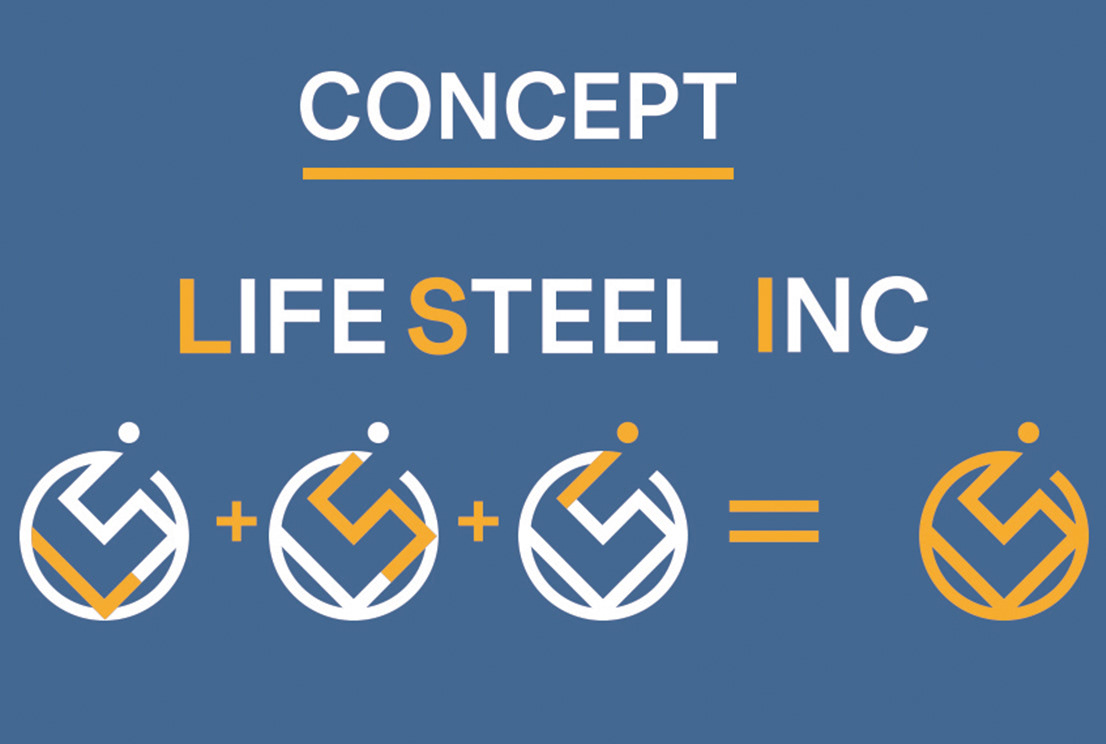 branding  inconography industry logo redesign steel Steel Drake Steel&Wood united state wood
