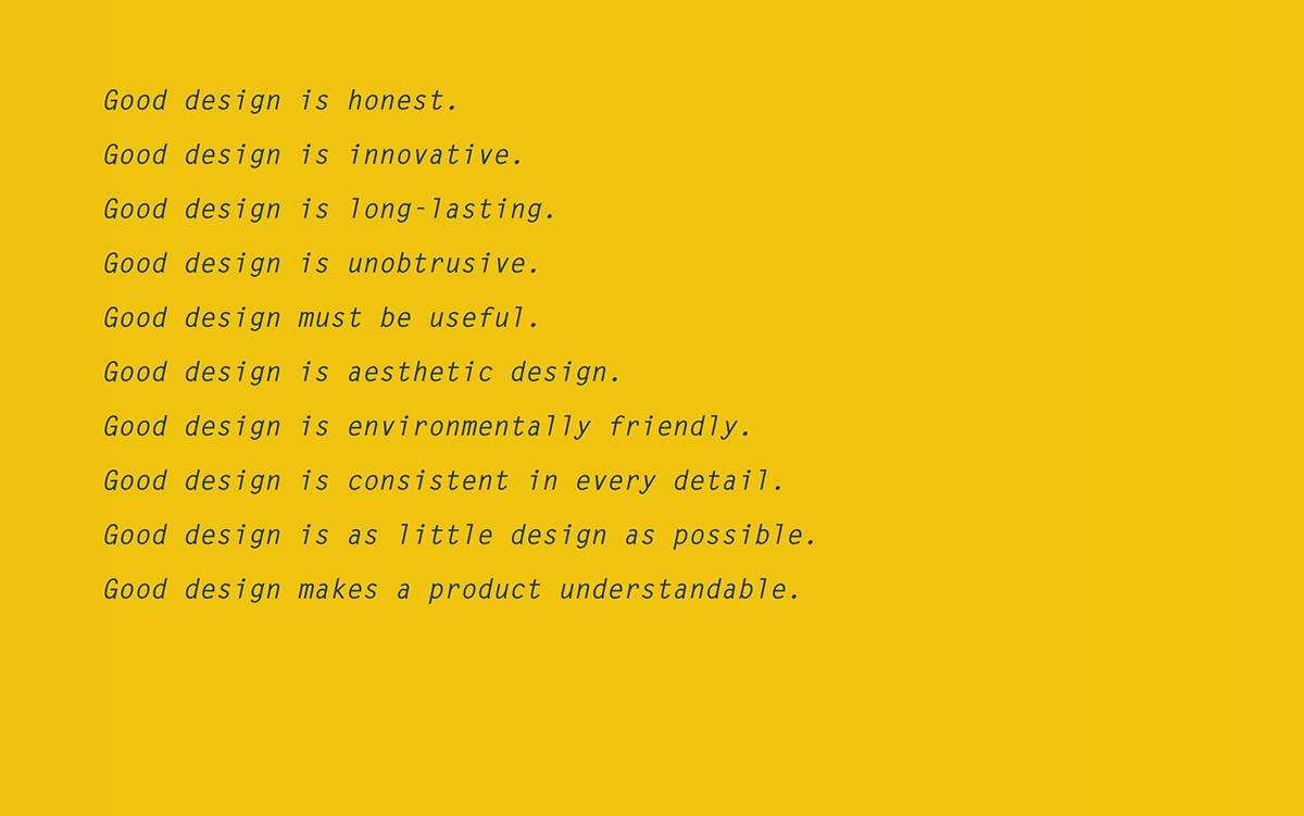 Dieter Rams desktop background colour