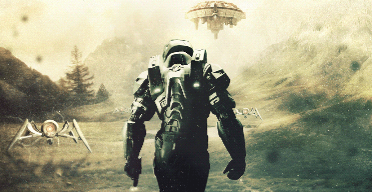 Halo 4 Spartan fantasy art shakil Shakil Somir Zeyron zeyronartz