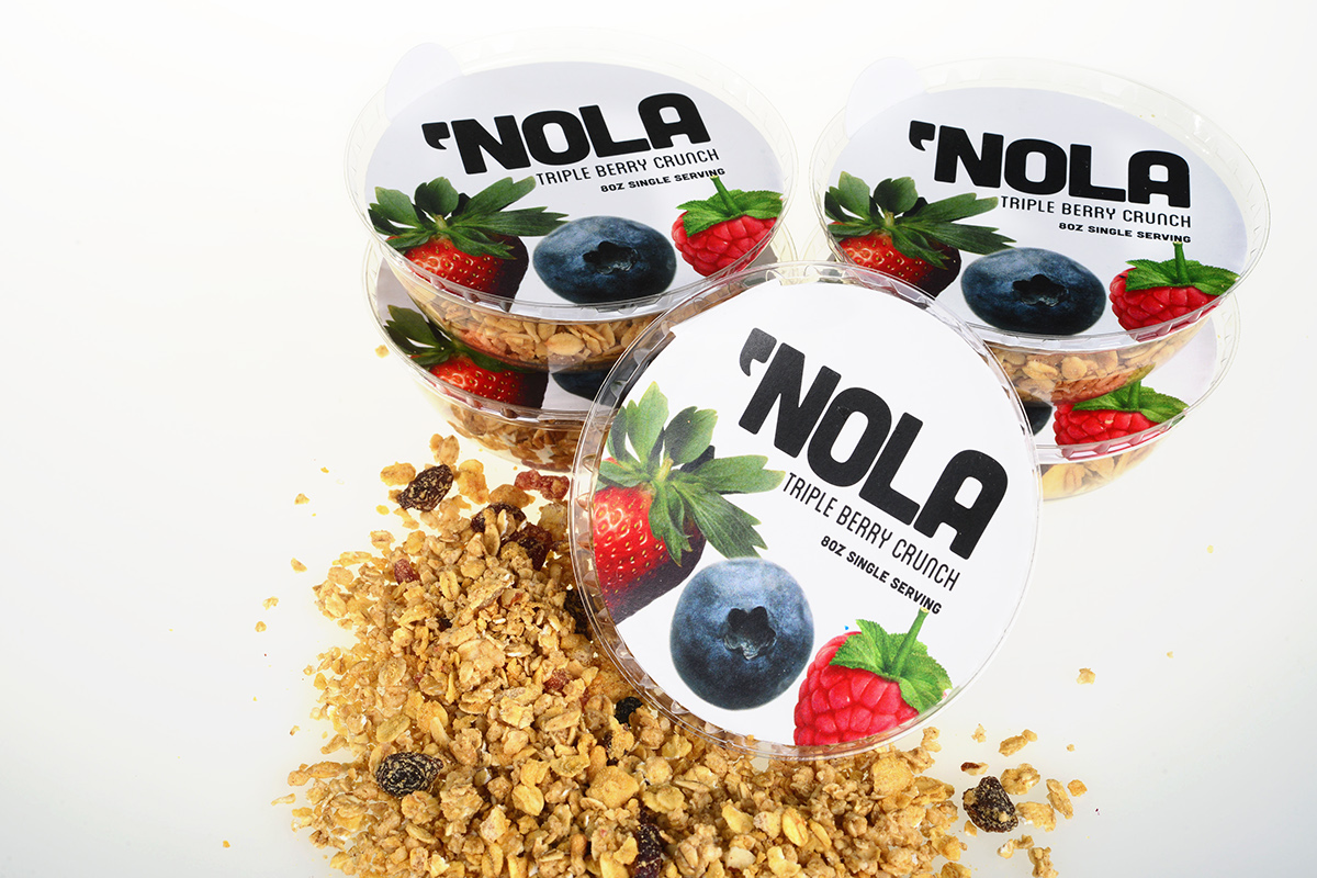 granola Sustainable Cereal package reusable recyclable carbon footprint recycle healthy serving conscious Healthfood