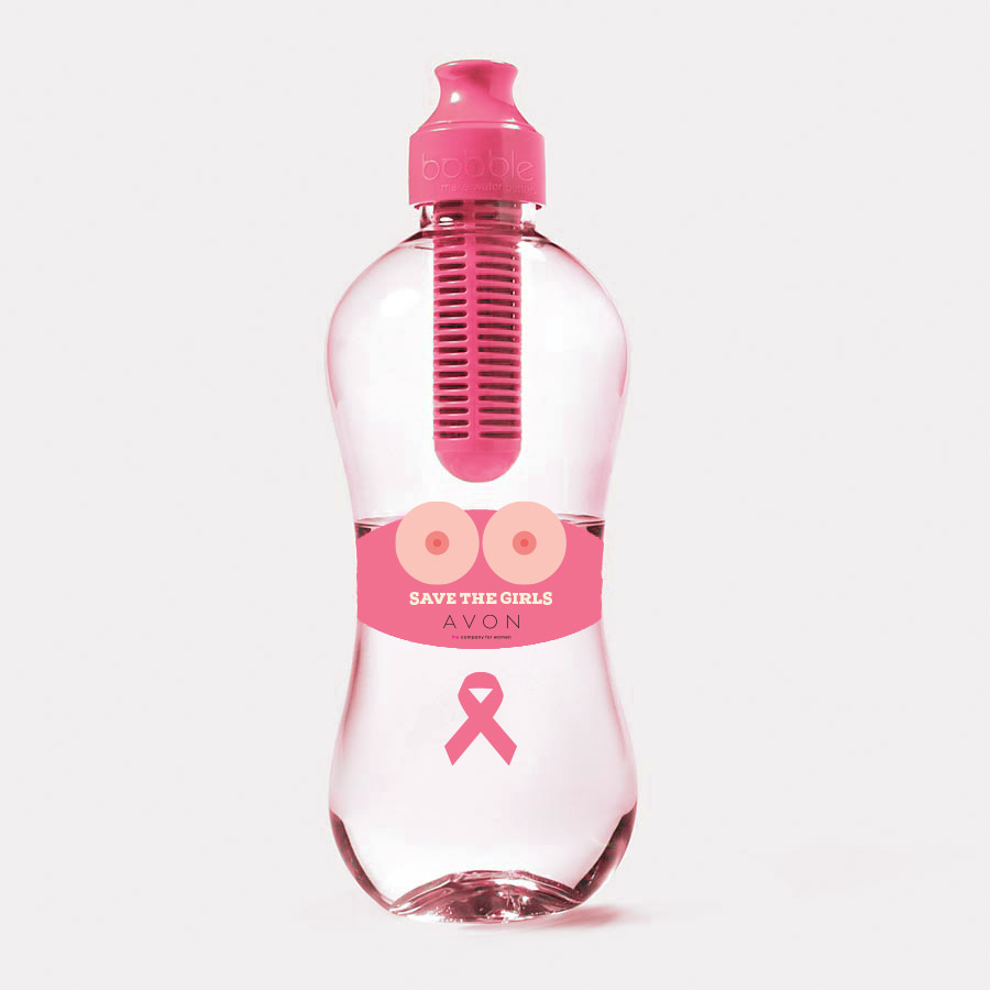 social media campaign cosmetics Save The Girls breast cancer awareness courage pink ribbon print ad online digital Goodies giveaways Good Cause