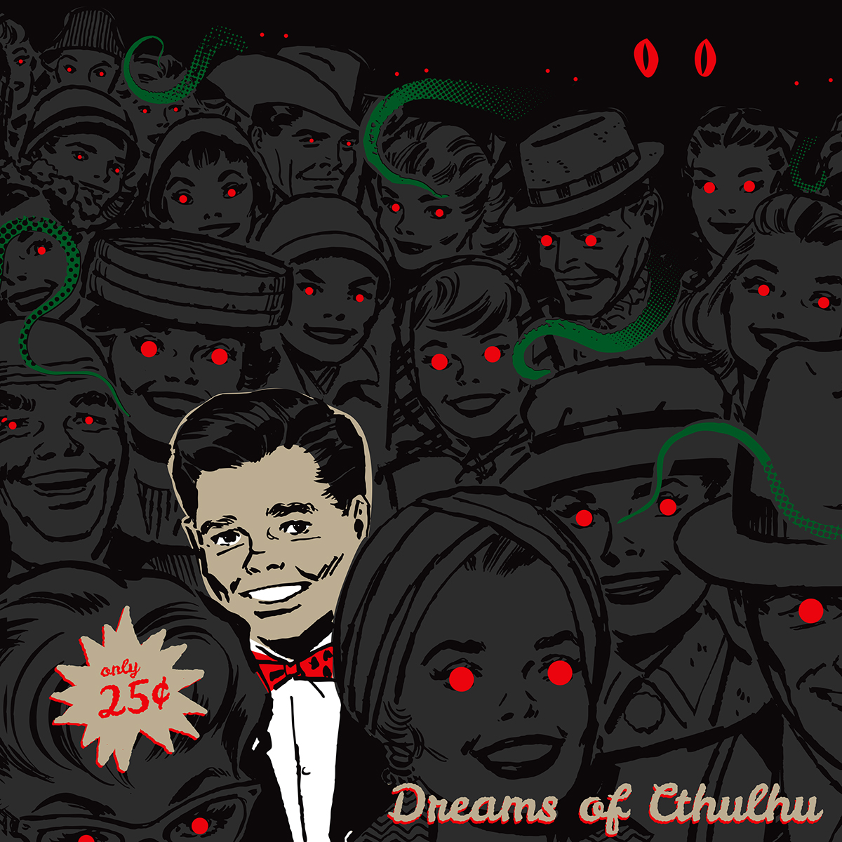 cthulhu hp lovecraft Scifi Sci Fi album art pop culture dark horror Horror Art
