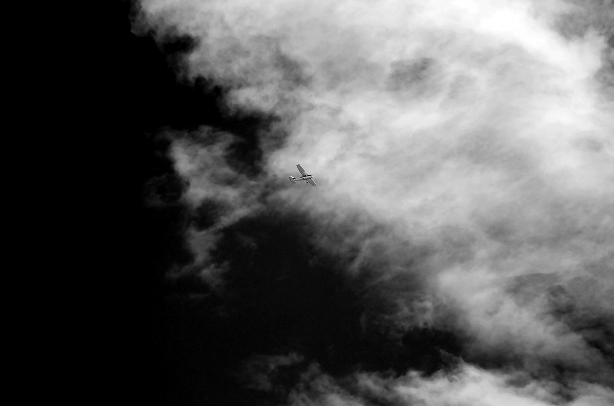 Adobe Portfolio clouds planes formation black and white Avation Flying SKY