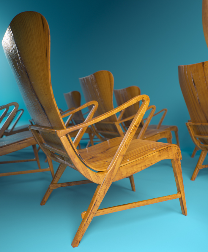 CGI rendering design furniture 3D plywood Sweden Interior modelling 3dsmax Render visualization light curation