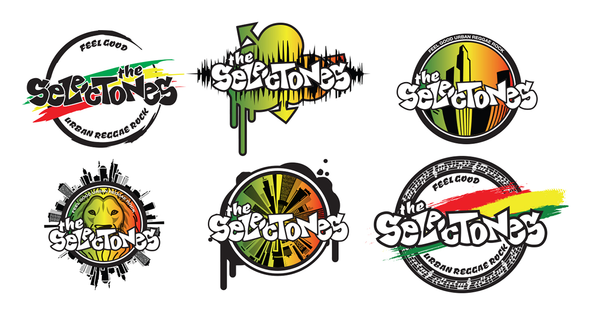 band music reggae Logo Design ska Urban