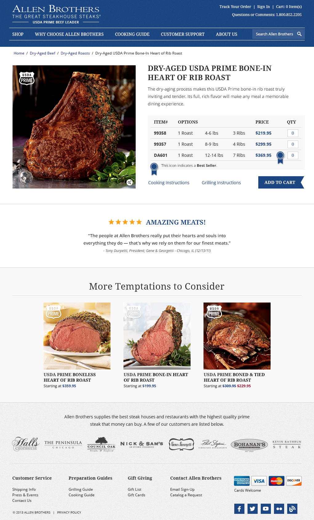 Food  meat steak luxury brand Website clean White modern