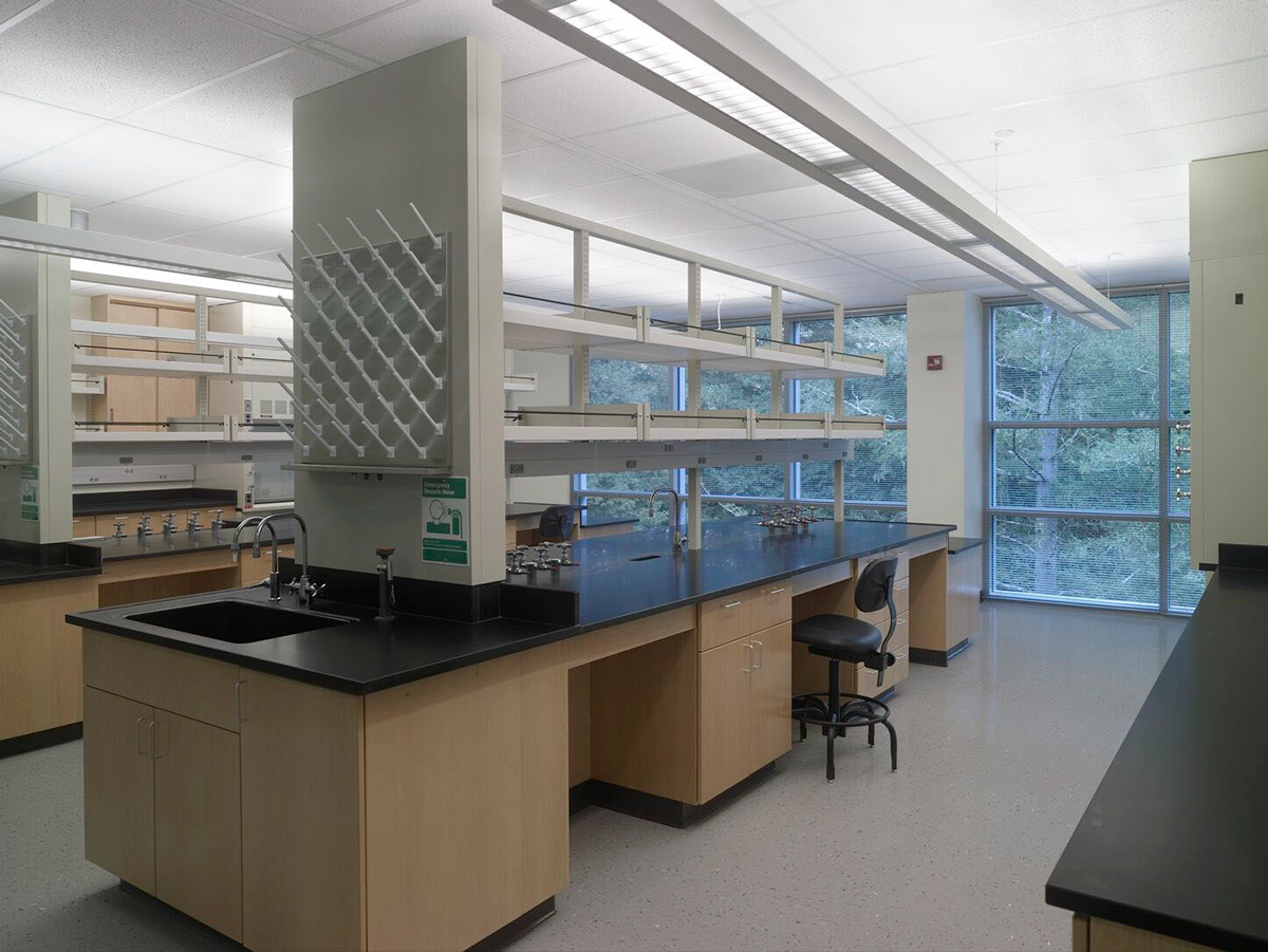 laboratories chemistry higher education research Education redwood campus atrium